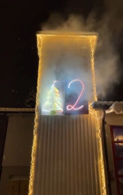 Adventfenster-Eröffnung & Illuminierung Feuerwehrhaus